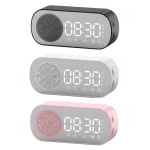 Z7 Digital Bluetooth 5.0 Speaker Multi-function Mirror Alarm Clock FM Radio, Z7 (Black), Z7 (White), Z7 (Pink) - Image 2