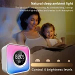 P10 LED Atmosphere Light Bluetooth Speaker with Alarm Thermometer Function - Image 4