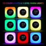 P10 LED Atmosphere Light Bluetooth Speaker with Alarm Thermometer Function - Image 7