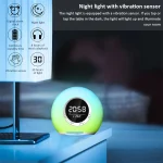 P11 LED Atmosphere Light Bluetooth Speaker with Alarm & Temperature Display - Image 3