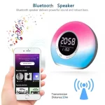 P11 LED Atmosphere Light Bluetooth Speaker with Alarm & Temperature Display - Image 4
