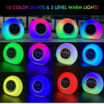 P11 LED Atmosphere Light Bluetooth Speaker with Alarm & Temperature Display - Image 5
