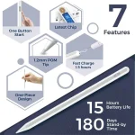 Anti-mistouch Active Capacitive Stylus Pen for iPad (2018-2022) / iPad Pro (2018-2022) - Image 6