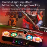 Newrixing NR555 Desktop Colorful LED Gaming Bluetooth Speaker Support TF & FM - Image 2