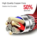 Intelligent automatic Power cut-off Cable for Zinc Alloy in the Light emitting data Line of an Zhuo Lamp, white, black, glod, rose gold - Image 3