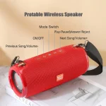T&G TG324 High Power Waterproof Portable Bluetooth Speaker Support FM / TF Card - Image 3