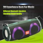 T&G TG642 RGB Light Waterproof  Portable Bluetooth Speaker Support FM / TF Card, TG642 - Image 6