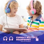 BOBo+ Adults & Kids Cute Bluetooth 5.0 Bass Noise Cancelling Headset with Mic - Image 2