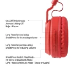 BOBo+ Adults & Kids Cute Bluetooth 5.0 Bass Noise Cancelling Headset with Mic - Image 6