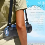 NewRixing NR903F TWS Portable Outdoor Bluetooth Speaker Support TF Card / FM - Image 6