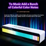 Duosi M8 LED Pickup Rhythm Ambient Light Multi-function TWS Bluetooth Speaker Bar - Image 2