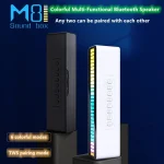 Duosi M8 LED Pickup Rhythm Ambient Light Multi-function TWS Bluetooth Speaker Bar - Image 3