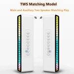 Duosi M8 LED Pickup Rhythm Ambient Light Multi-function TWS Bluetooth Speaker Bar - Image 4