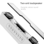 Duosi M8 LED Pickup Rhythm Ambient Light Multi-function TWS Bluetooth Speaker Bar - Image 6