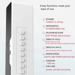 Duosi M8 LED Pickup Rhythm Ambient Light Multi-function TWS Bluetooth Speaker Bar - Image 7