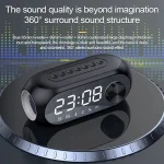 AEC S8 Alarm Clock Bluetooth Speakers with LED Light Support TF / FM, S8 - Image 7