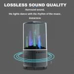 TU102 RGB Colorful Lighting Wireless Bluetooth Speaker Support FM / TF Card - Image 3