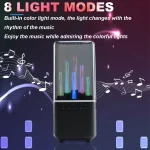 TU102 RGB Colorful Lighting Wireless Bluetooth Speaker Support FM / TF Card - Image 5