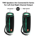 T&G TG288 TWS Portable LED Light Bluetooth Speaker - Image 5