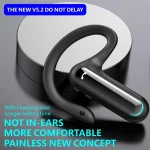 FW5 Non-in-Ear BT5.2 Wireless Sport Bone Conduction TWS Earphones Support Voice Assistant, FW5 Black, FW5 Blue - Image 2