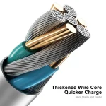 ENKAY 66W USB to USB-C / Type-C Full Protocol 6A Fast Charging Data Cable, 1m, 2m - Image 6