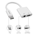 ENKAY ENK-AT106 USB-C / Type-C to 3.5mm Audio + Type-C Headphone & Charging Adapter Data Cable - Image 4
