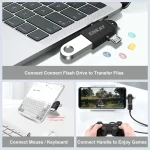 ENKAY ENK-AT112 2 in 1 Type-C + Micro USB to USB 3.0 Aluminium Alloy OTG Adapter - Image 3