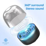 NBY 6680 Colorful Light 6D Stereo Wireless Bluetooth Speaker - Image 3