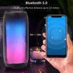NBY 8892 LED IPX5 Waterproof Portable Wireless Bluetooth Speaker - Image 7