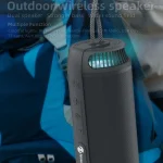 NewRixing NR9015 14W Portable IPX6 Waterproof TWS Stereo Bluetooth Speaker - Image 6