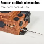 A8 Portable Retro FM Radio Wireless Bluetooth Speaker - Image 6