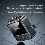 C51 Car Bluetooth 5.1 Audio Receiver Support NFC / Calls / TF Card / MP3 Playback - Image 6