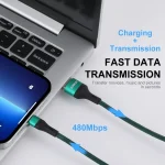 ENKAY ENK-CB118 1m USB 3.0 to 8 Pin 3A Fast Charging Sync Data Cable, ENK-CB118 - Image 5