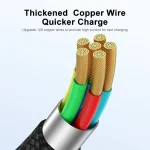 ENKAY Hat-Prince PD100W 2 in 1 USB 3.0 / Type-C to Type-C 6A Super Fast Charging Data Cable, 1m, 2m - Image 8