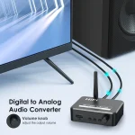B35S Bluetooth 5.2 Music Receiver Digital to Analog Converter Supports U-disk Fiber Coaxial - Image 6