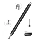 AT-30 2-in-1 Silicone Sucker + Conductive Cloth Head Handwriting Touch Screen Pen Mobile Phone Passive Capacitive Pen with 1 Pen Head