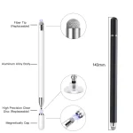 AT-30 2-in-1 Silicone Sucker + Conductive Cloth Head Handwriting Touch Screen Pen Mobile Phone Passive Capacitive Pen with 1 Pen Head - Image 6