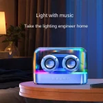 K9 Transparent RGB Portable Wireless Bluetooth Speaker Support AUX FM TF Card - Image 3