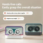 K9 Transparent RGB Portable Wireless Bluetooth Speaker Support AUX FM TF Card - Image 7