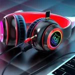 STN25 Devil Ear Headphones For Children with Mic Wireless Headphones Glowing Light Music Christmas Gifts with box - Image 7