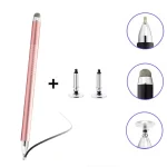 AT-32 3-in-1 Precision Sucker Capacitive Pen + Conductive Cloth Head + Handwriting Signature Pen Mobile Phone Touch Screen Pen with 2 Pen Head