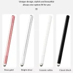 AT-32 3-in-1 Precision Sucker Capacitive Pen + Conductive Cloth Head + Handwriting Signature Pen Mobile Phone Touch Screen Pen with 2 Pen Head - Image 3