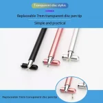 AT-32 3-in-1 Precision Sucker Capacitive Pen + Conductive Cloth Head + Handwriting Signature Pen Mobile Phone Touch Screen Pen with 2 Pen Head - Image 10