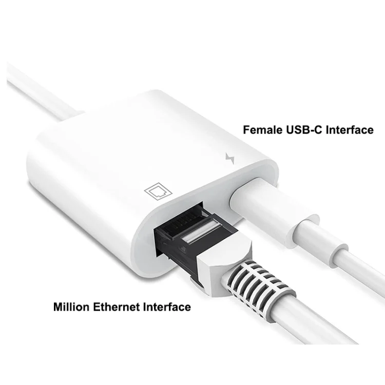 SYA001954001_1.webp ENKAY Hat-Prince 2 in 1 RJ45 Ethernet LAN Network, Type-C, 8 Pin - Image 7