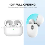 For Apple AirPods Pro 2 2022 ENKAY Thickened Silicone Protective Case with Keychain - Image 5