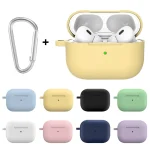 For Apple AirPods Pro 2 2022 ENKAY Thickened Silicone Protective Case with Keychain - Image 2