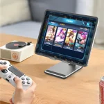 TM06 Folding Tablet Holder Adjustable Smartphone Tablet Holder - Image 6