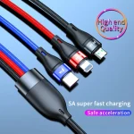 40W 5A USB to Micro USB + USB-C / Type-C + 8 Pin Fast Charging Cable, Cable Length: 2m - Image 5