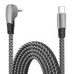 ENKAY Hat-Prince 65W USB-C / Type-C to Type-C 6A Fast Charging Data Weave Cable, 6A Type-C to Type-C 1m, 6A Type-C to Type-C 2m