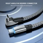 ENKAY Hat-Prince 65W USB-C / Type-C to Type-C 6A Fast Charging Data Weave Cable, 6A Type-C to Type-C 1m, 6A Type-C to Type-C 2m - Image 3